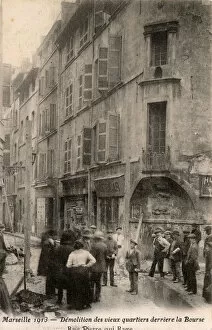 Jan18 Gallery: Demolition of houses in Rue de la pierre qui Rage, Marseille