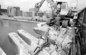 Demolition of London Bridge, London