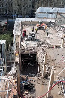 Demolition of the Spirit Building