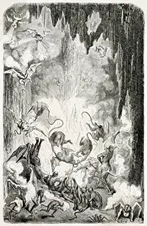 Folklore Prints: Demons in Hell