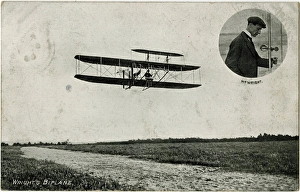 Wright and 1908 Biplane
