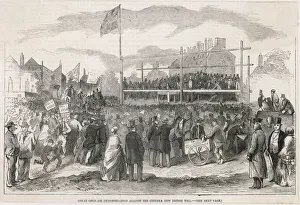 Speaking Gallery: Demonstration against the toll on Chelsea Bridge, London
