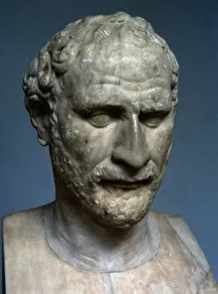Orator Gallery: Demosthenes (384-322 BC). Bust