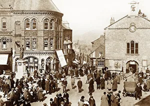 Denbigh Prints: Denbigh The Square early 1900s