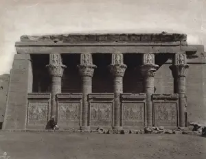 Hathor Prints: Denderah. The great vestibul sic of the Temple of Hathor