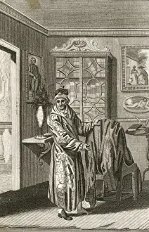 Denis Prints: Denis Diderot / Gown