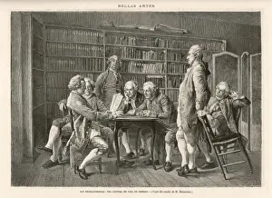 Enlightenment Prints: Denis Diderot / Meissonier