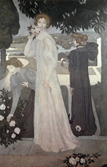 Impressionists Gallery: DENIS, Maurice. Portrait of Yvonne Lerolle