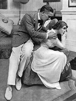 Dennis Eadie & Isobel Elsom in The Man who stayed at home, W Dennis Eadie & Isobel Elsom in The Man who stayed at home, W