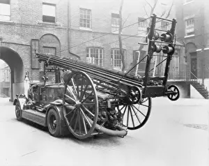 Tyres Prints: Dennis motorised pump-escape with pneumatic tyres
