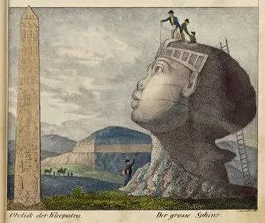 Napoleons Gallery: Denon at Sphinx