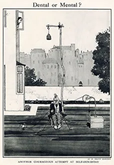 Toothache Prints: Dental or Mental? by William Heath Robinson