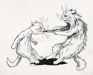 Dentist Prints: The Dentist part 2, Louis Wain Cats