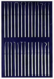 Hook Collection: Dentist's equipment, dental instruments