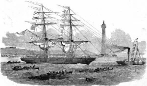 Images Dated 15th December 2004: Departure of the Emigrant Ship Lizzie Webber, 1852