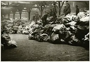 Departure of mail to British Soldiers