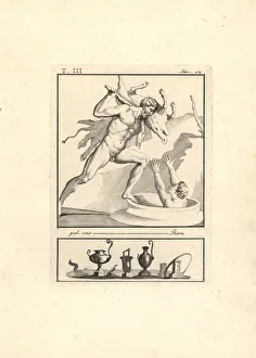 Antichità Gallery: Depiction of Hercules fourth labour
