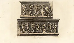 Images Dated 13th February 2020: Depiction of a Roman Bacchanal or Bacchanalia