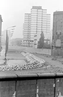 Depressing view of the Berlin Wall, Berlin, Germany