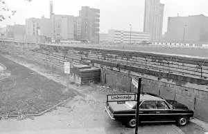 Depressing view of the Berlin Wall, Berlin, Germany