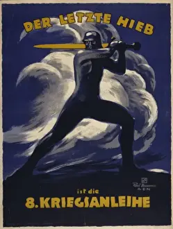 Kriegsanleihe Prints: Der letzte Hieb ist die 8. Kriegsanleihe