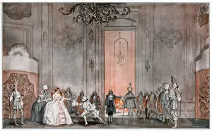 Presents Prints: DER ROSENKAVALIER Octavian presents the Silver Rose to Sophie in Act II