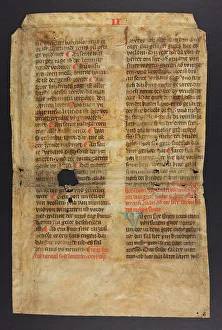Notable Prints: Der Sachsenspiegel (Fragment)