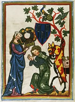 Nobility Prints: Der Schenk Von Limburg, ministerial Swabian (mid 13th centur