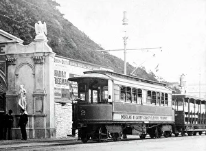 Tramway Prints: Derby Castle Douglas Isle of Man in 1898