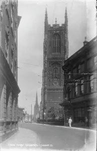 Cityscape Prints: Derby Cathedral on Judges Street