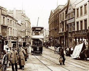 Cornmarket Prints: Derby Cornmarket, early 1900s