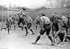 Crystal Prints: Derby County vs. Bury F. A. Cup Final, 1903