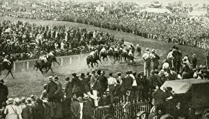 Images Dated 23rd August 2018: Derby Day at Epsom racecourse, Epsom Downs, Surrey