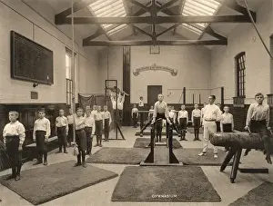Gymnasium Prints: Derby Railway Servants Orphanage - Gymnasium