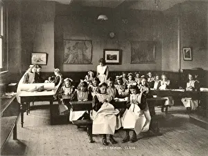 Derby Railway Servants Orphanage - Sewing Class