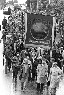 Tony Prints: Derbyshire miners march 1984