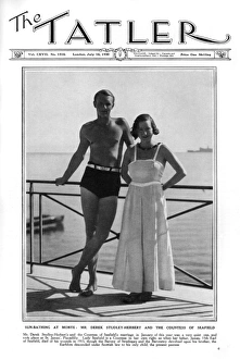 Seafield Collection: Derek Studley-Herbert and the Countess of Seafield