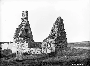 A derelict Guesthouse on the site of Bonamargy Abbey A derelict Guesthouse on the site of Bonamargy Abbey