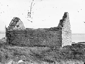 Stone Work Prints: Derelict miners cottage, Pembrokeshire, South Wales