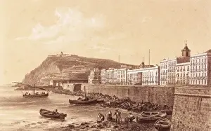 Water Front Prints: DEROY, Isidore-Laurent (1797-1886). Waterfront