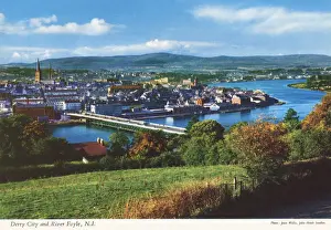 Derry City and River Foyle, N. I. by J. Willis