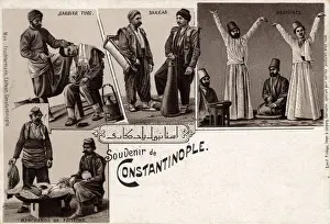 Dervishes, Barber, Water Carriers, Fishmonger, Istanbul