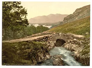 Images Dated 3rd May 2012: Derwentwater, Ashness Bridge and Skiddaw, Lake District, Eng