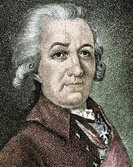 Romanovich Prints: Derzhavin, Gavrila Romanovich (1743-1816). Russian poet