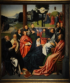 Catharijneconvent Collection: Descent of the Holy Spirit. Haarlem?. Late 15th century. Ano