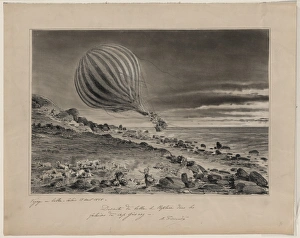 Descente du ballon le Neptune dans les falaises du Cap Gris- Descente du ballon le Neptune dans les falaises du Cap Gris-
