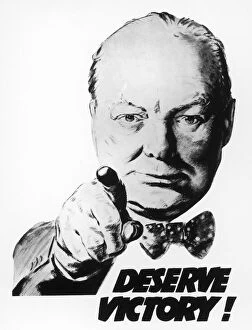 Winston Churchill Gallery: Deserve Victory 1940