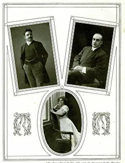 Tenor Prints: Desider Zador, Dante Zucchi and Edna Thornton, opera singers