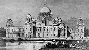 Images Dated 4th February 2005: Design for the All India Queen Victoria Memorial Hall, Calcu