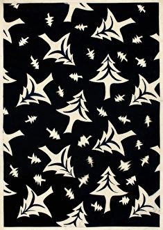 MoDA - Museum of Domestic Design & Architecture Gallery: Design with black and white Christmas trees